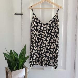 Reformation Marlowe Mini Dress in Sunflower Print